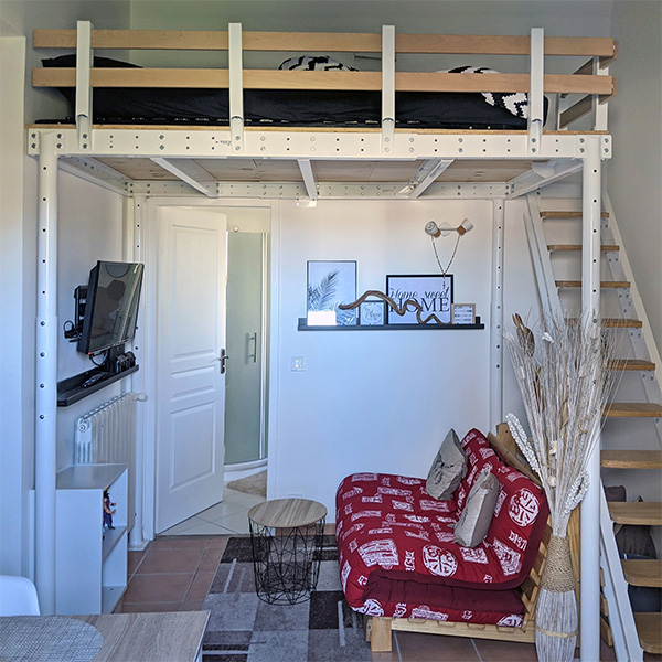 Mezzanine for house