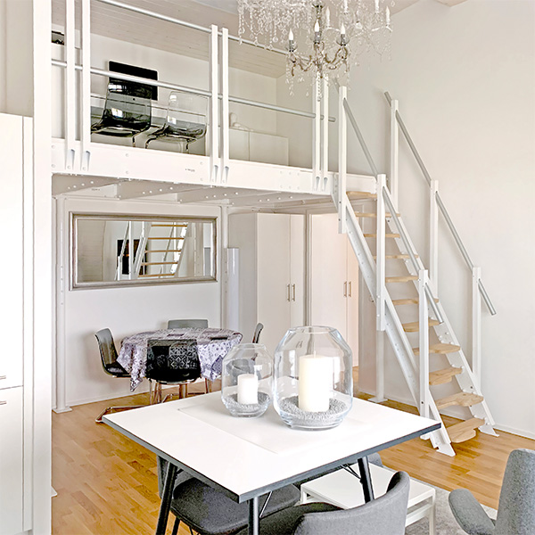 mezzanine for domestic use